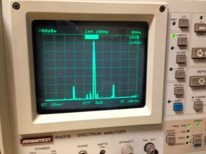 IC-202Aのスプリアス測定