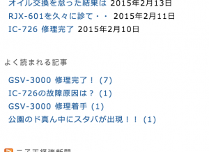 左カラムの中段に注目!!