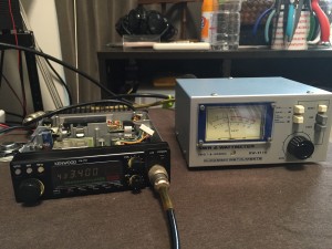 TM-701を調整中